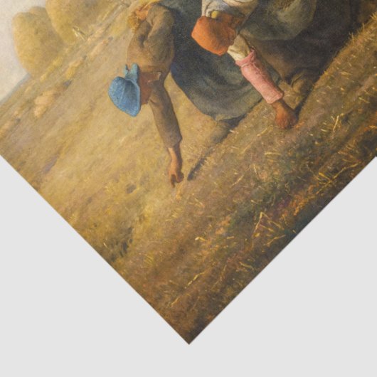 Jean-Francois Millet - De Gleaners Tissuepapier (Detail)