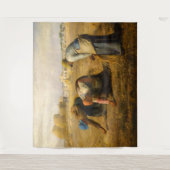 Jean-Francois Millet - De Gleaners Wandkleed (Voorkant)