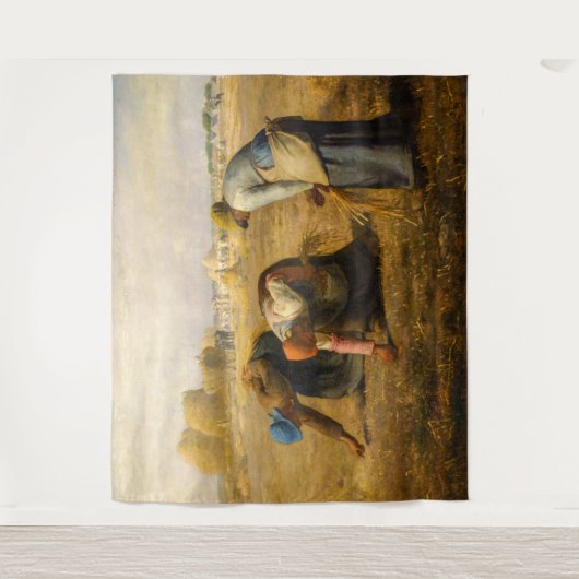 Jean-Francois Millet - De Gleaners Wandkleed (Voorkant)