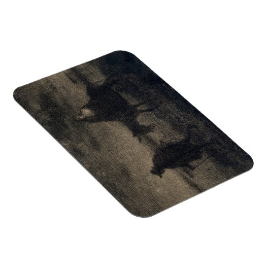 Jean-Francois Millet - De vlucht naar Egypte Magneet (Rechterzijde)