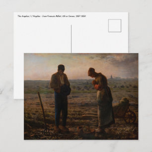 Jean-Francois Millet - Het Angelus Briefkaart