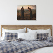 Jean-Francois Millet - Het Angelus Canvas Afdruk (Insitu (Slaapkamer))