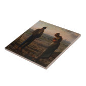 Jean-Francois Millet - Het Angelus Tegeltje (Zijkant)