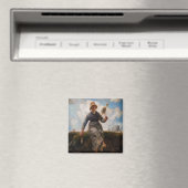 Jean-Francois Millet - Het Spinner Girl Magneet (Insitu (Vaatwasser))