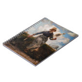 Jean-Francois Millet - Het Spinner Girl Notitieboek (Linkerzijde)