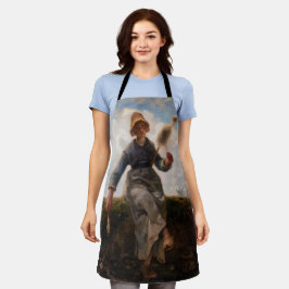 Jean-Francois Millet - Het Spinner Girl Schort