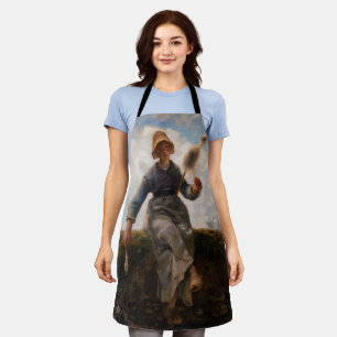 Jean-Francois Millet - Het Spinner Girl Schort