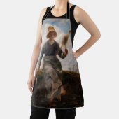 Jean-Francois Millet - Het Spinner Girl Schort (Insitu)