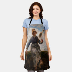 Jean-Francois Millet - Het Spinner Girl Schort