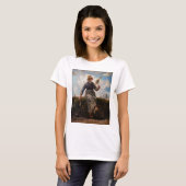 Jean-Francois Millet - Het Spinner Girl T-shirt (Voorkant volledig)