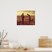Jean-Francois Millet in Prayer Poster (Keuken)