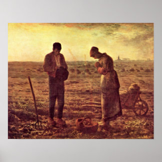 Jean-Francois Millet in Prayer Poster