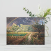 Jean-Francois Millet - Lente op Barbizon Bedankkaart (Staand voorkant)