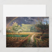 Jean-Francois Millet - Lente op Barbizon Kaart (Voorkant / Achterkant)