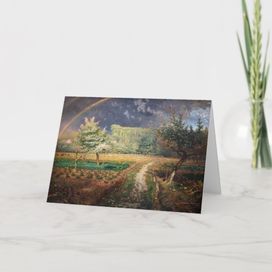 Jean-Francois Millet - Lente op Barbizon Kaart (Voorkant)