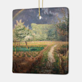 Jean-Francois Millet - Lente op Barbizon Keramisch Ornament (Links)