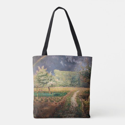 Jean-Francois Millet - Lente op Barbizon Tote Bag (Achterkant)