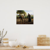 Jean-François Millet Potato Planters Poster (Keuken)