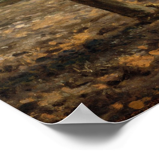 Jean-François Millet Potato Planters Poster (Hoek)