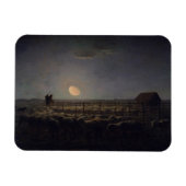 Jean-Francois Millet - Sheepfold, Moonlight 1860 Magneet (Horizontaal)
