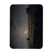 Jean-Francois Millet - Sheepfold, Moonlight 1860 Magneet (Verticaal)