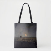 Jean-Francois Millet - Sheepfold, Moonlight 1860 Tote Bag (Voorkant)
