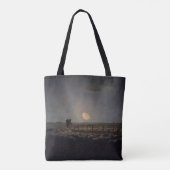 Jean-Francois Millet - Sheepfold, Moonlight 1860 Tote Bag (Achterkant)