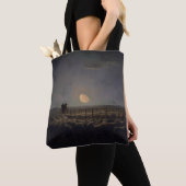 Jean-Francois Millet - Sheepfold, Moonlight 1860 Tote Bag (Dichtbij)