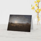 Jean-Francois Millet - Sheepfold, Moonlight 1872 Kaart (Gele Bloem)