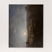 Jean-Francois Millet - Sheepfold, Moonlight 1872 Legpuzzel (Verticaal)