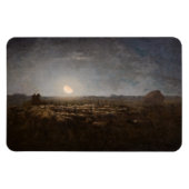 Jean-Francois Millet - Sheepfold, Moonlight 1872 Magneet (Horizontaal)