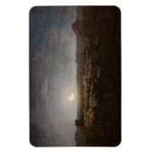 Jean-Francois Millet - Sheepfold, Moonlight 1872 Magneet (Verticaal)