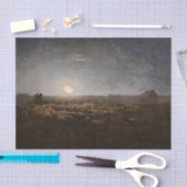 Jean-Francois Millet - Sheepfold, Moonlight 1872 Tissuepapier (Craft)