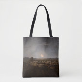 Jean-Francois Millet - Sheepfold, Moonlight 1872 Tote Bag (Voorkant)