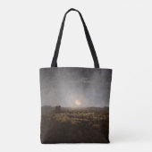 Jean-Francois Millet - Sheepfold, Moonlight 1872 Tote Bag (Achterkant)
