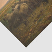 Jean-Francois Millet - Shepherdess and Flock 1863 Tissuepapier (Detail)