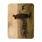 Jean-Francois Millet - Shepherdess and Flock 1865 Magneet (Verticaal)
