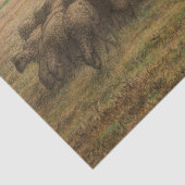 Jean-Francois Millet - Shepherdess and Flock 1865 Tissuepapier (Detail)