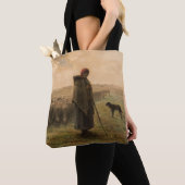 Jean-Francois Millet - Shepherdess and Flock 1865 Tote Bag (Dichtbij)