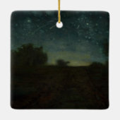 Jean-Francois Millet - Sterrennacht Keramisch Ornament (Achterkant)