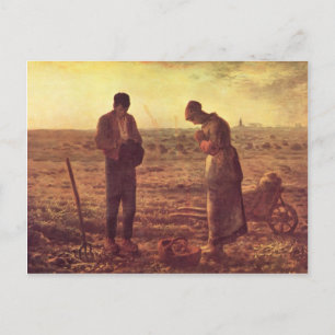 Jean-Francois Millet- The Angelus Briefkaart