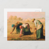 Jean Francois Millet - The Gleaners 1857 Briefkaart (Voorkant / Achterkant)