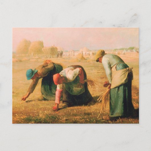 Jean Francois Millet - The Gleaners 1857 Briefkaart (Voorkant)