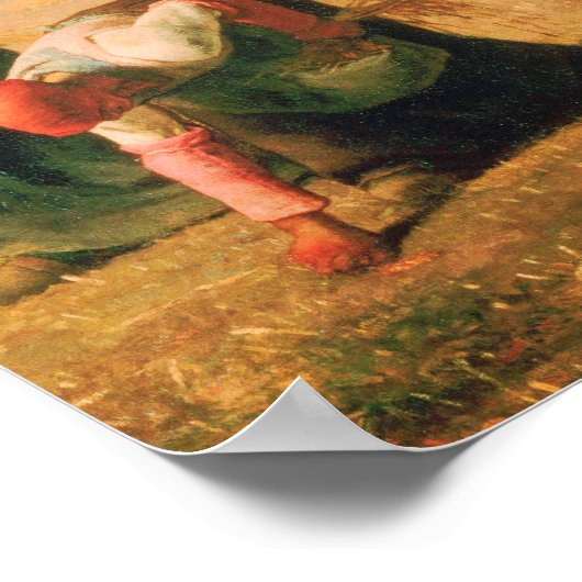 Jean Francois Millet - The Gleaners 1857 Poster (Hoek)