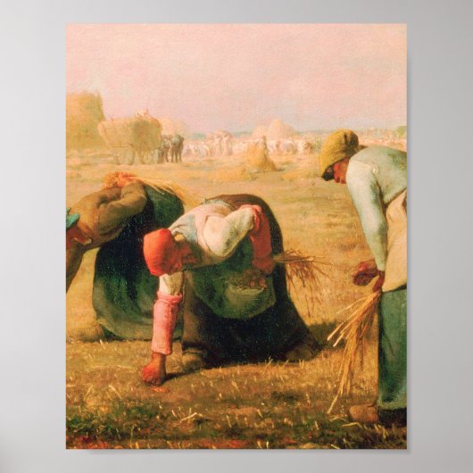 Jean Francois Millet - The Gleaners 1857 Poster (Voorkant)