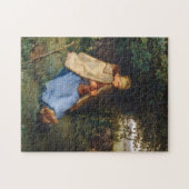 Jean-Francois Millet - The Knitter Legpuzzel (Horizontaal)