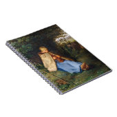 Jean-Francois Millet - The Knitter Notitieboek (Rechterzijde)