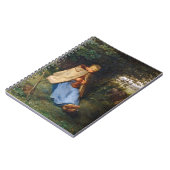 Jean-Francois Millet - The Knitter Notitieboek (Linkerzijde)