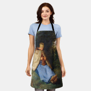 Jean-Francois Millet - The Knitter Schort