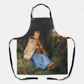 Jean-Francois Millet - The Knitter Schort (Voorkant)